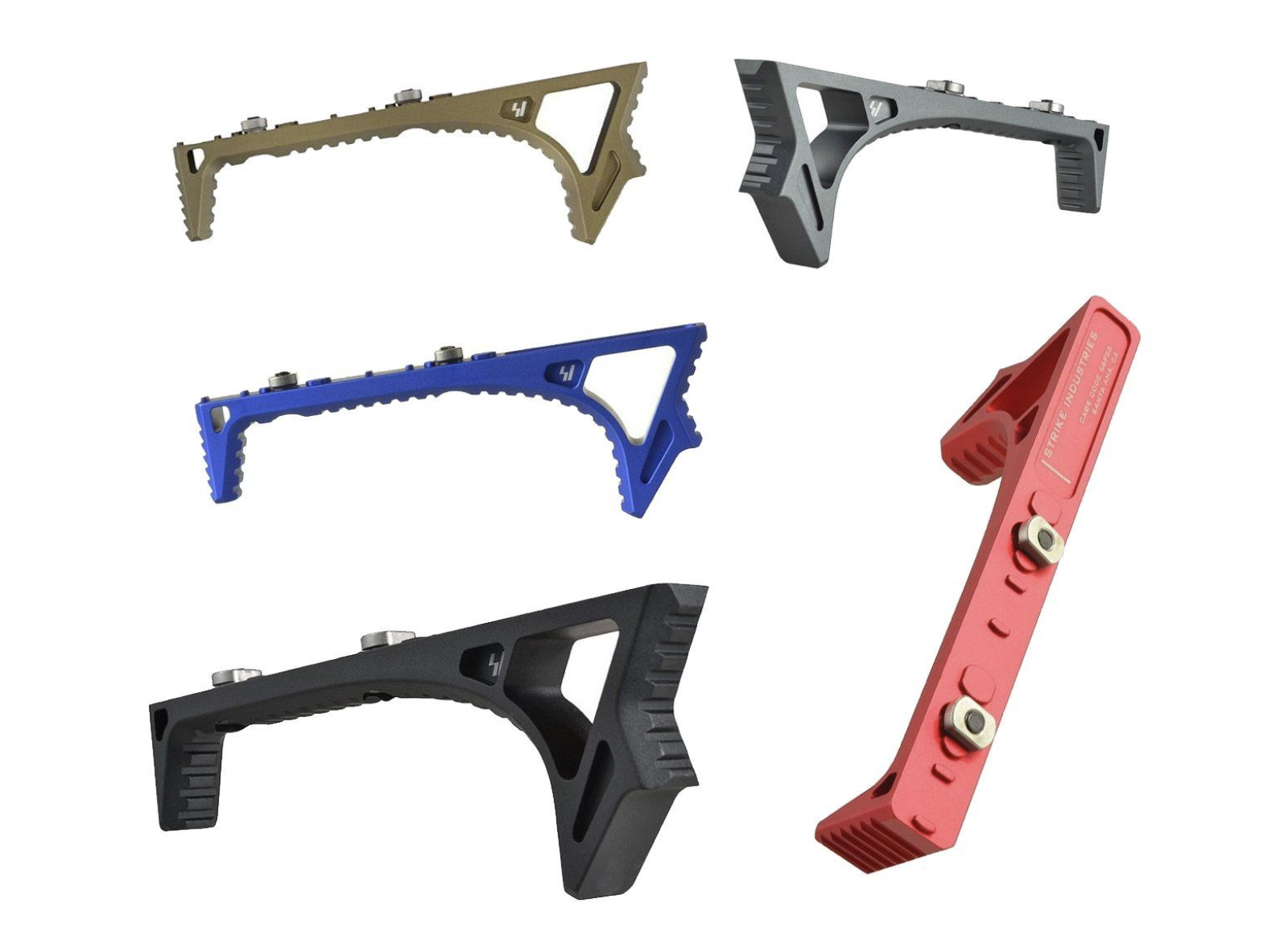 Strike Industries SI Link KeyMod / M-LOK Foregrip – (Black, Blue, FDE, Grey, Red)